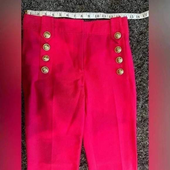 Derek Lam 10 Crosby pink cropped flare pants size 2 - Picture 8 of 8